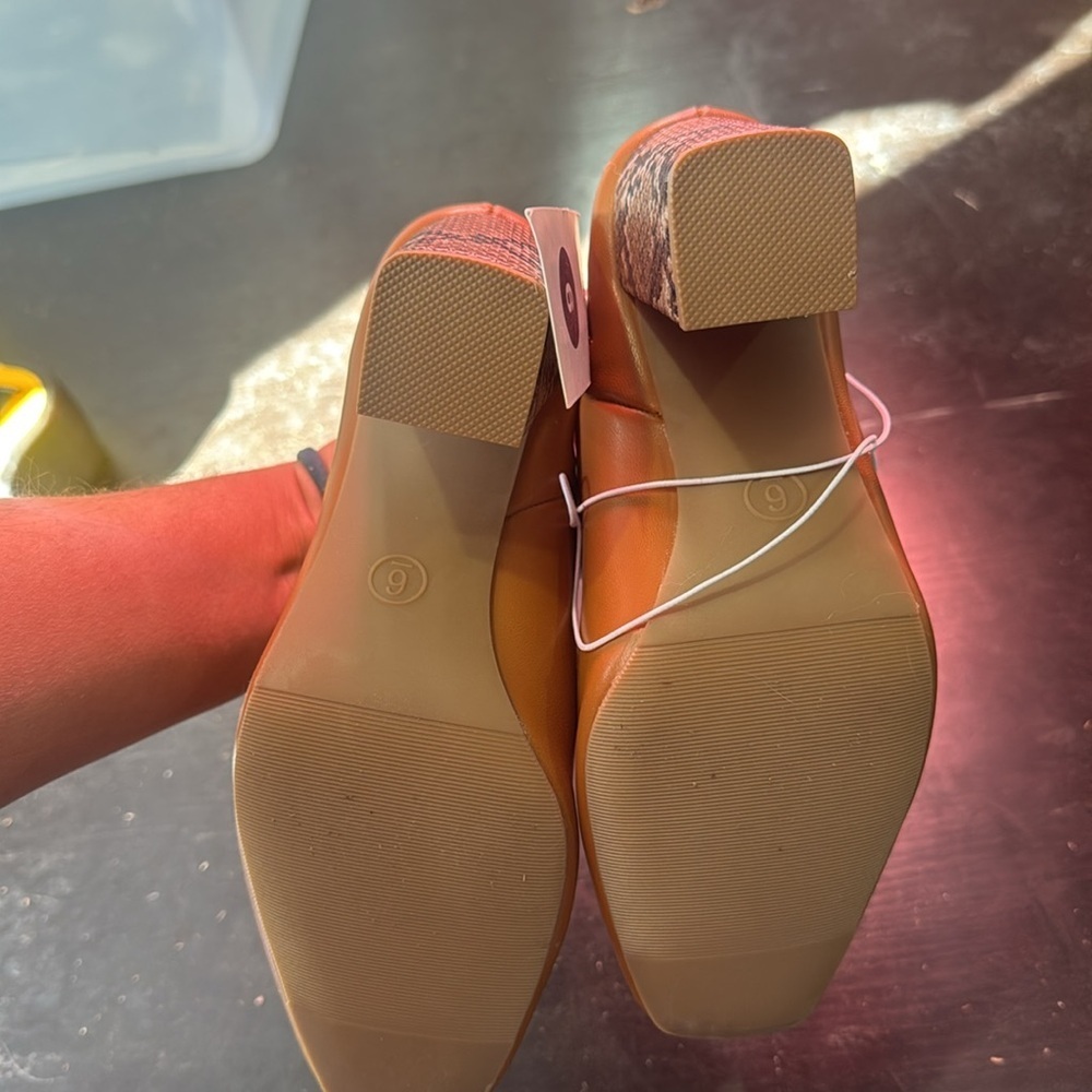 A New Day Women's Orange Mules - Picture 4 of 5